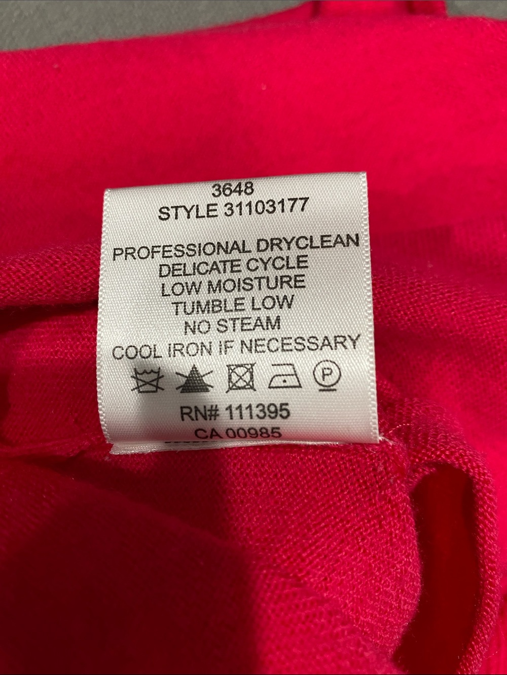 Tory Burch Pink Ruffle Open Front Cardigan Merino Wool Size Small - Picture 10 of 14